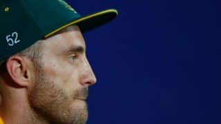 Pakistan vs World XI: Faf du Plessis compares the last 24 hours with a movie script
